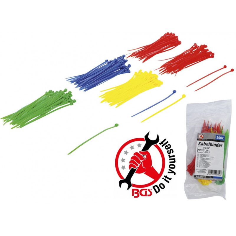 Savilces 2.4 x 100 mm 200gb krāsu mix KRAFTMAN (Vācija)