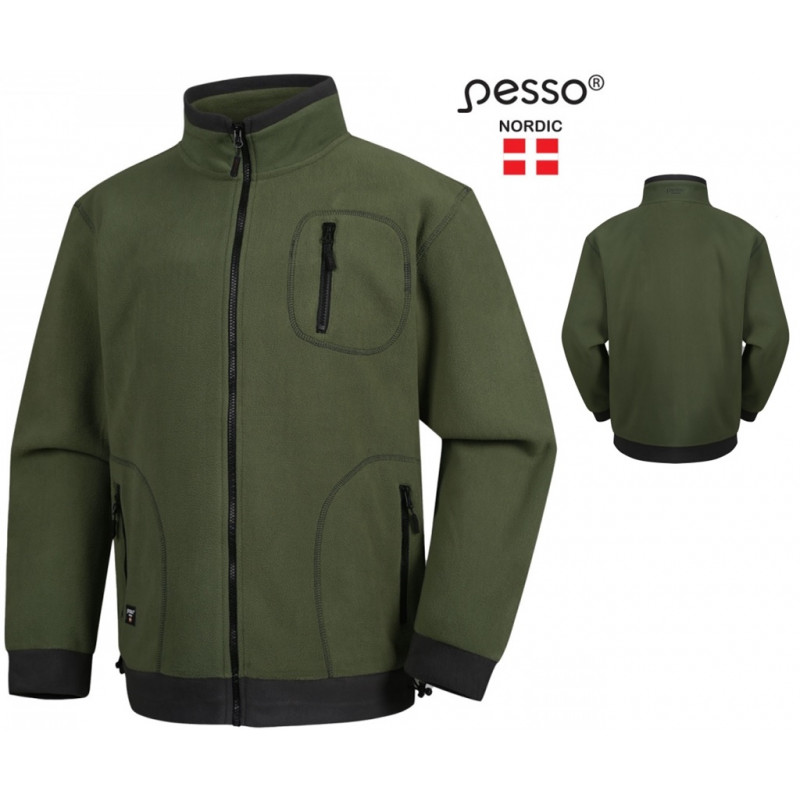 Jaka FLEECE PESSO NORDIC tumši zaļa