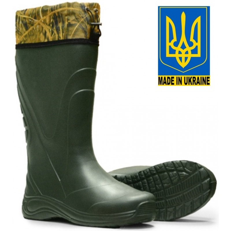 Gumijas zābaki augstie ar savilcēju (Ukraina)