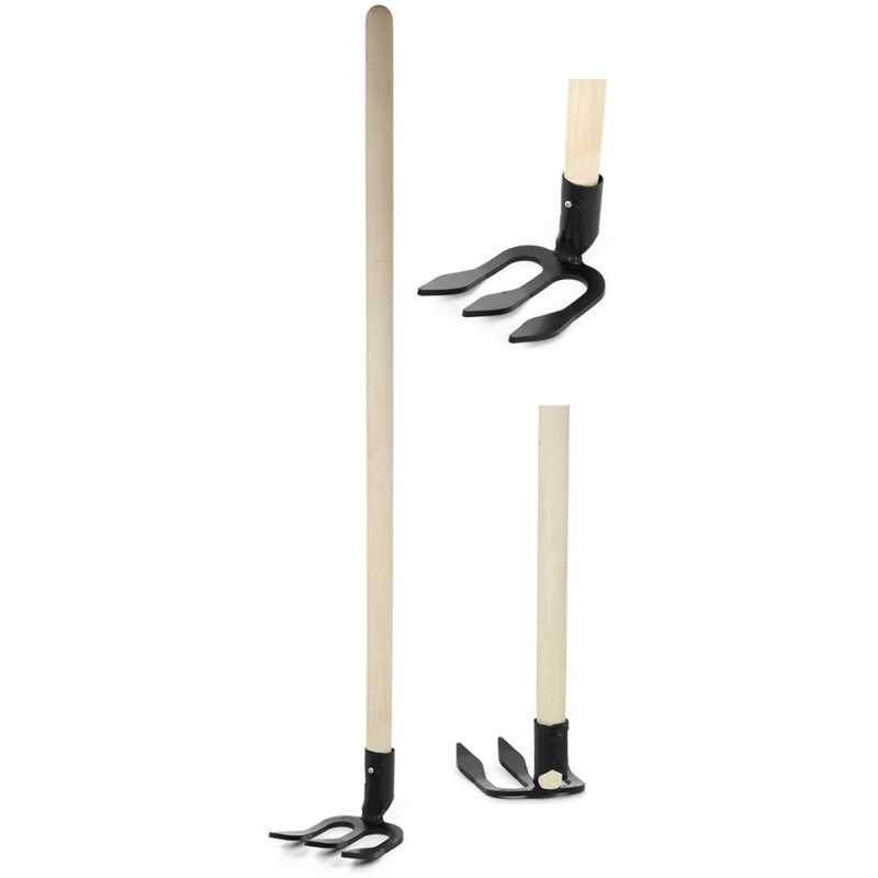 Grābeklis 3 zobu PRO 100 cm ar buka kātu