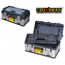 Instrumentu kaste metāla/plastmasa 19 "  45*25*20 cm CROWNMAN