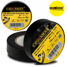 Izolācijas lente 19 mm * 10 m * 0,13 mm 600V ugunsdroša CROWNMAN