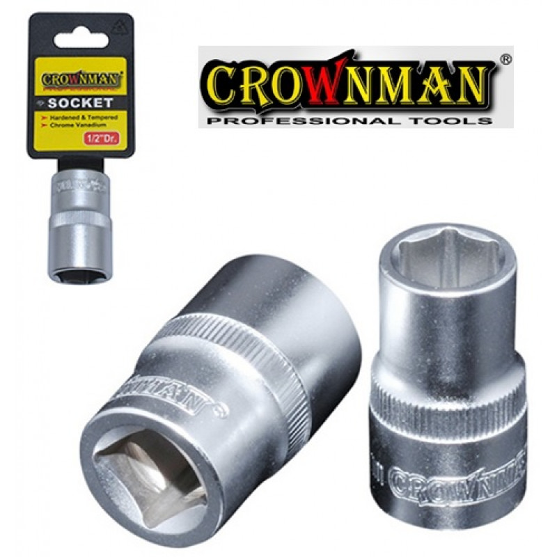 Muciņa 1/2" 13 mm CR-V Crownman