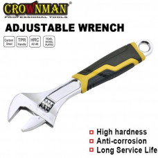 Stellatslēga 150 mm ar gumijas rokturi CROWNMAN
