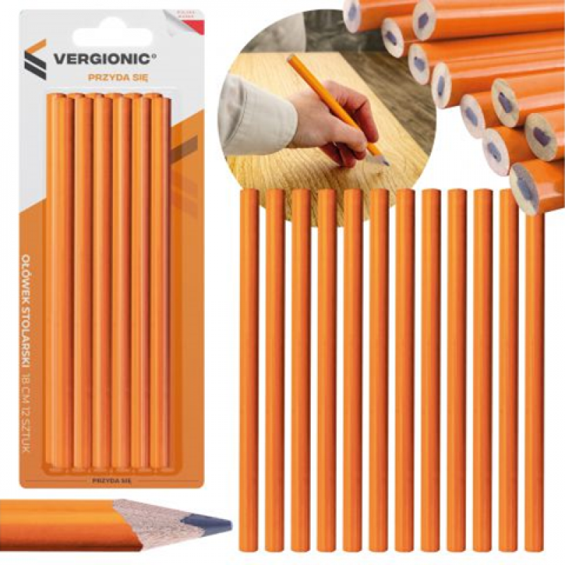 Celtniecības zīmuļi 12gb HB