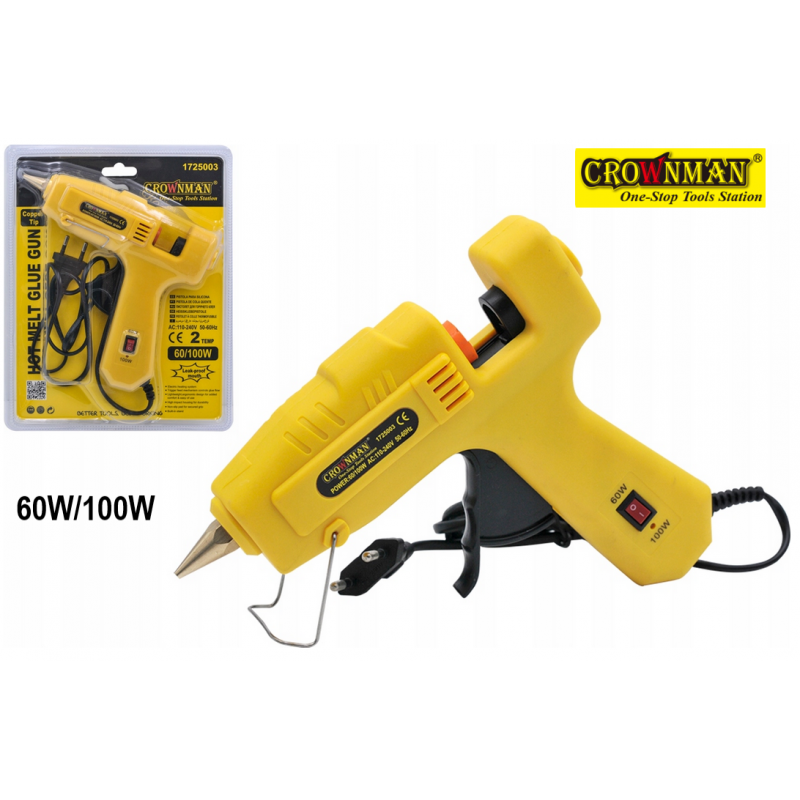 Līmpistole 11 mm 60 W 110-220V  Crownman