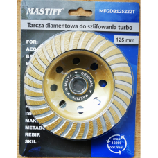 Slīpdisks dimanta Mastiff turbo 125mm 22.2mm
