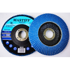 Lameļveida disks slīpēšanai MASTIFF GERMANY 125mm 22,2mm ZYRCON-Cirkonija  (Dažādi rupjumi)