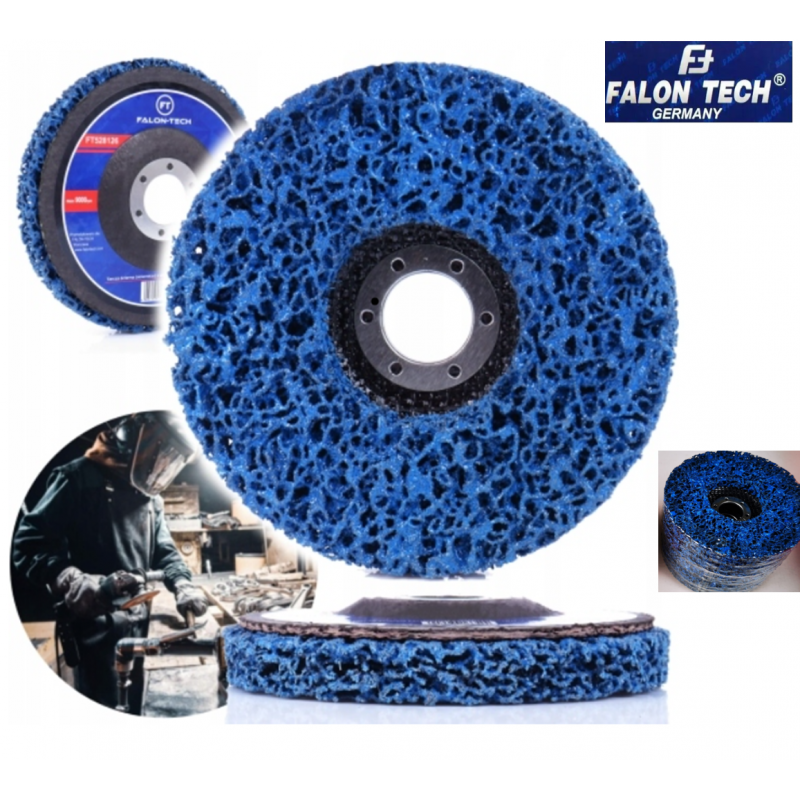 Abrazīvs disks rūsas noņemšanai NEGRIN matiņI 125 mm FALON-TECH
