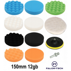 150 mm M14 pulēšanas paliktņi – 12 gabalu komplekts FALON-TECH