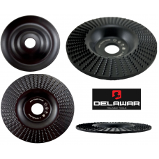 Koka slīpēšanas disks FLAT D125x22.2mm DELAWAR