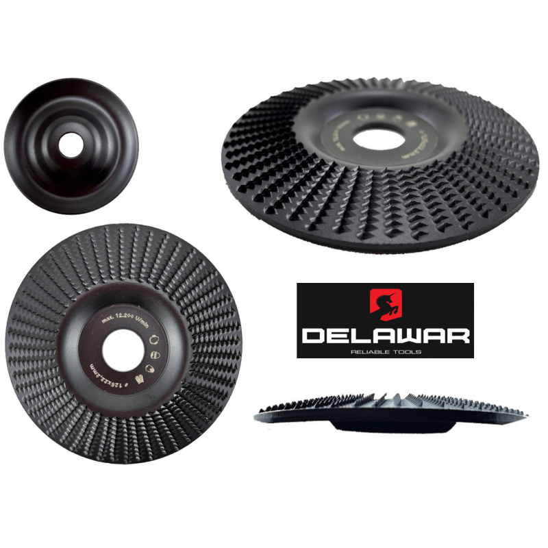 Koka slīpēšanas disks Slant D125x22.2mm DELAWAR