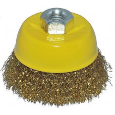 Kausveida slīpējamā birste 60mm misiņa CROWNMAN