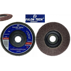 Lameļdisks ALU-OXIDE 125X22,2mm grauds GR36  FALON-TECH