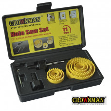 Caurumzāģi kokam 11gb 19-22-29-32-38-44-51-64 mm CROWNMAN