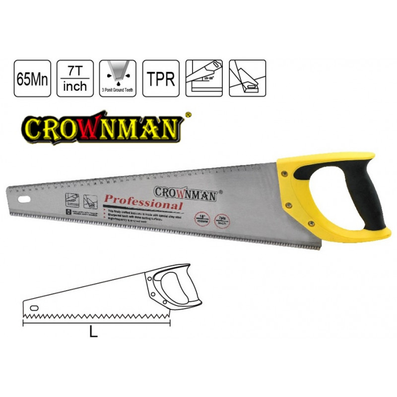 Zāģis kokam 500mm CROWNMAN