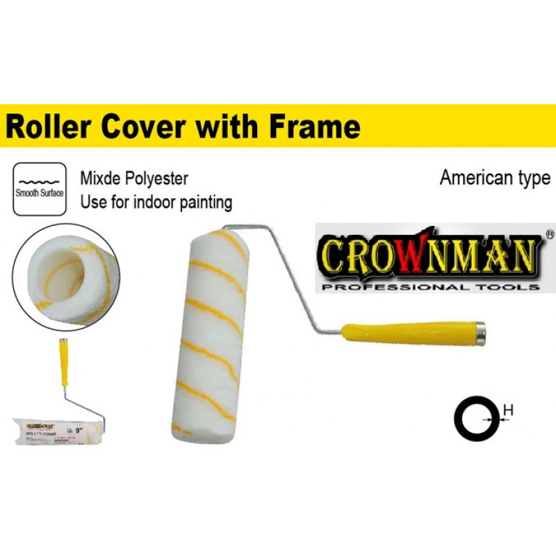 Rullis ar kātu 225mm CROWNMAN