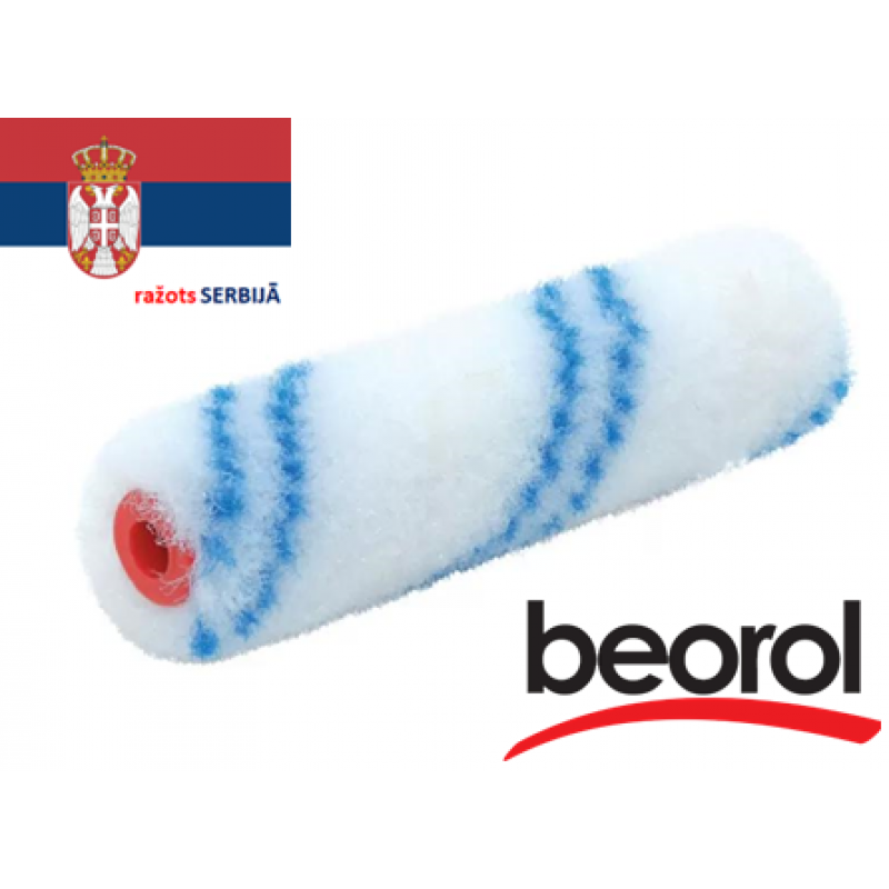 Mazie krāsu rullīši 10gb Azzuro 10cm Ø6 BEOROL (Serbija)