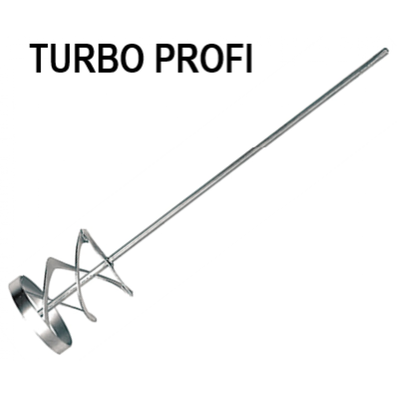 Mikseris krāsām TURBO PROFI 100 mm cinkots