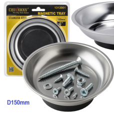 Magnētiskā paplāte apaļa sīkām detaļām D150 mm  Crownman