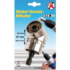 Leņķa uzgaļu turētājs 6,3 mm (1/4)   Sešstūra ligzda 6,3 mm (1/4 ) BGS (Vācija)