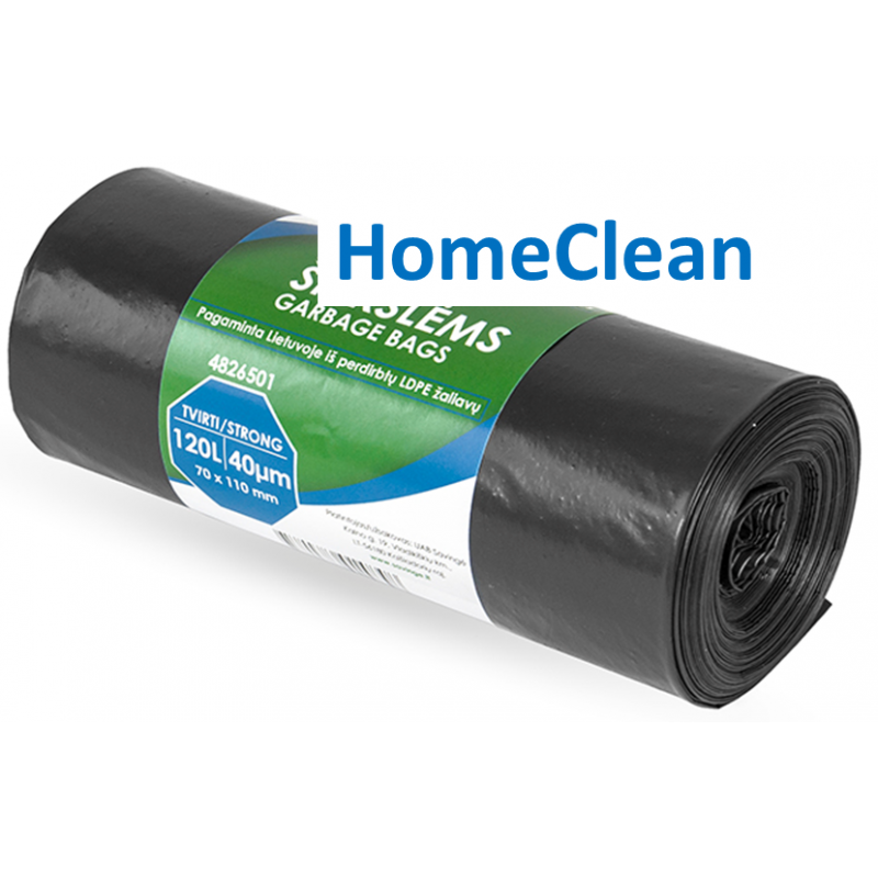 Atkrituma maisi 120 L 70x110 cm 40 mk 10gb CleanHome