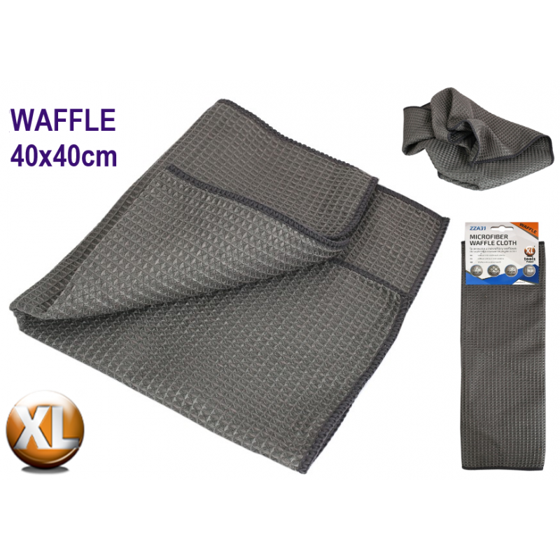 Super absorbējoša mikrošķiedras lupata 40x40cm WAFFLE