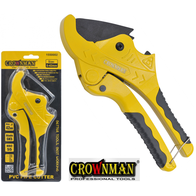Šķēres PVC  0-42 mm 65Mn CROWNMAN