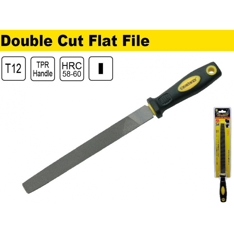 Vīle Plakana 250 mm Nr.2  CROWNMAN